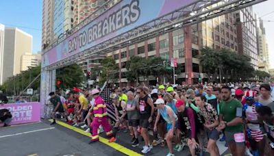 Longtime runners, newcomers take over San Francisco streets for Bay to Breakers