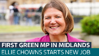 'I feel super excited': First day in Westminster for the first Green MP ever elected in the Midlands - Latest From ITV News