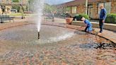 Getting parade ready, St. Joseph students, Rotary clean up downtown Ironton - The Tribune