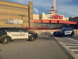 Large police presence at Braintree AMC movie theater