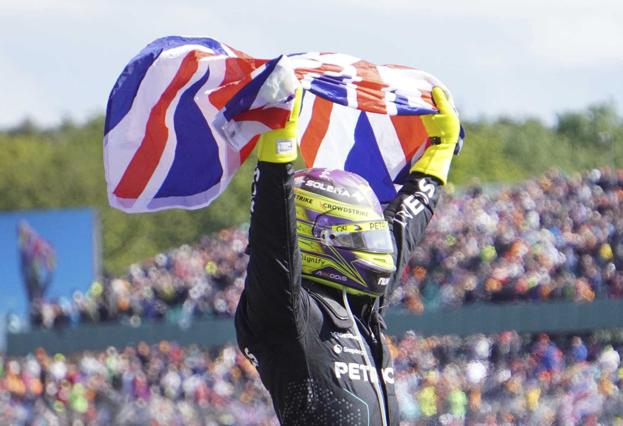 Hamilton holds off Verstappen's late charge for thrilling Formula 1 win at British GP