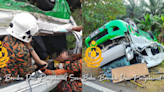 Horror van and lorry crash in Sabah: Singaporean among 2 who are killed instantly, while 5 others suffer injuries