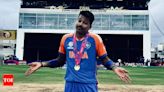 After IPL boos, Hardik Pandya returns to Mumbai as India's T20 World Cup hero | Cricket News - Times of India