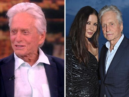 Michael Douglas stuns 'The View' by revealing Catherine Zeta-Jones' demand when she beats him in golf: "Whip it out"