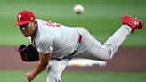 Phillies place LHP Suarez (back) on 15-day IL