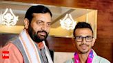 Watch: Yuzvendra Chahal felicitated by Haryana CM for T20 World Cup victory | Cricket News - Times of India