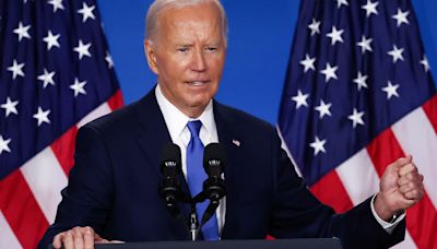Biden loses his train of thought, calls Harris 'Vice President Trump' in solo press conference