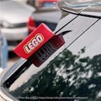 特價*樂高玩具汽車創意水洗嘜標裝飾貼Tesla MINI本田個性車身趣味貼紙#居家生活館