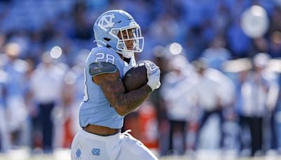 North Carolina running back Omarion Hampton wants to become more versatile like Christian McCaffrey