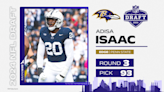 Penn State DE Adisa Isaac drafted by Ravens in 3rd round of 2024 NFL draft