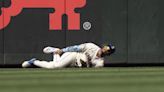 Mariners Julio Rodriguez has MRI on right ankle a day after crashing into outfield fence