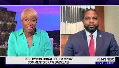 Joy Reid Confronts Byron Donalds Over Controversial ‘Jim Crow’ Comment