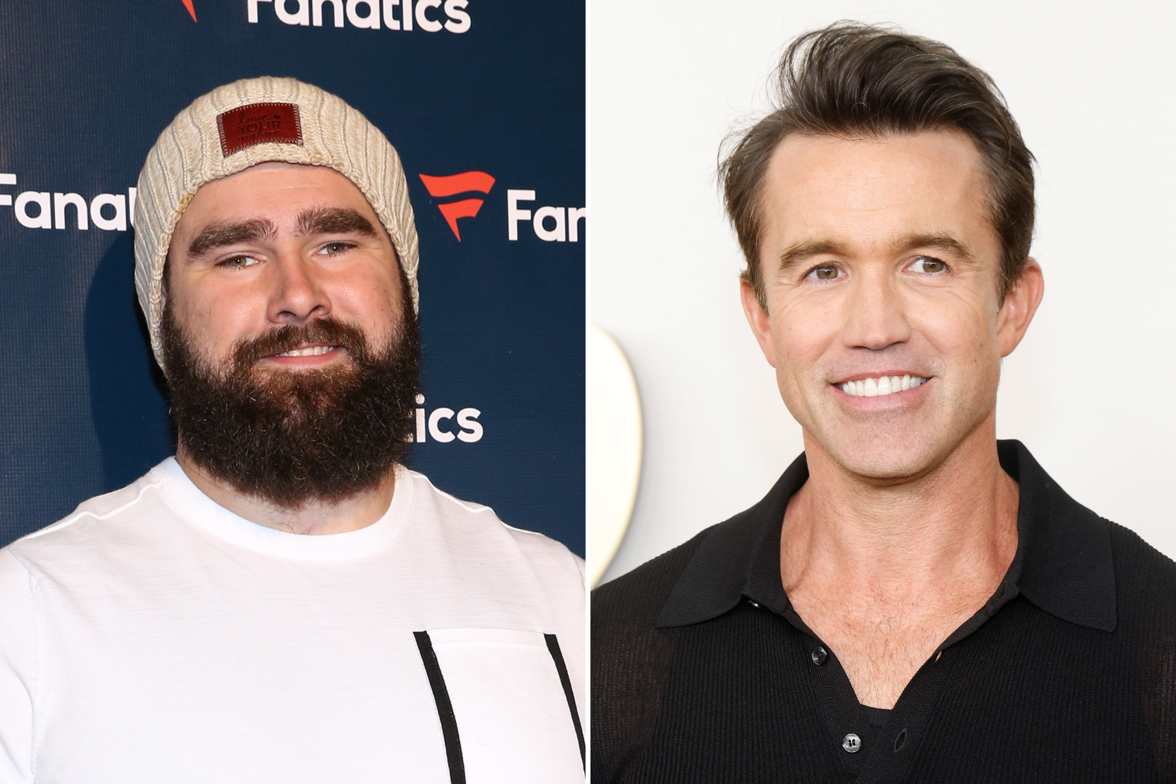 Jason Kelce's photo with Rob McElhenney goes viral