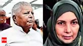 Lalu Prasad's Meeting with Hena Shahab: RJD's Bid for Muslim Votes in 2025 Elections | Patna News - Times of India