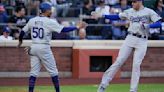 Freeman homers in the 10th inning as the Dodgers beat the Mets 5-2 in doubleheader opener