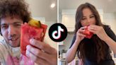 Benny Blanco makes Selena Gomez try watermelon pickle sandwich in viral TikTok - Dexerto