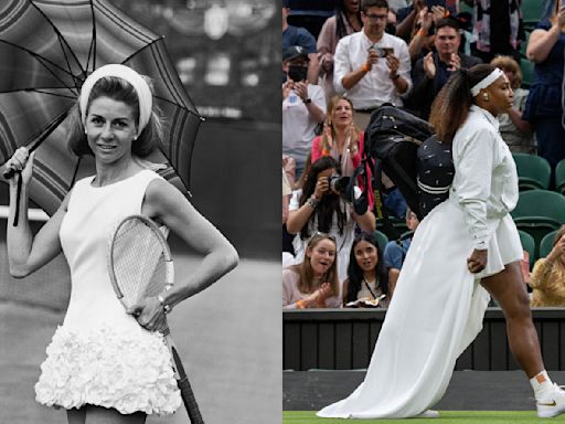 The Evolution of Wimbledon Tennis Kits: Lea Pericoli’s Rose-trimmed Skirt, Serena Williams’ Regal Train and More Outfits Through the Years