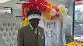 A 105-year-old man who has been going to Bojangles every week for decades was thrown a surprise party for his birthday by the restaurant