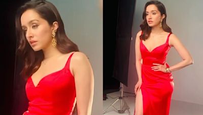 Shraddha Kapoor looks smoking hot in her latest sizzling red gown, making us sing 'fashion ki queen bas Tum hi ho'