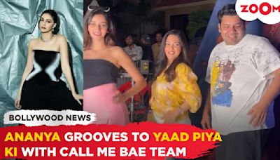 Ananya Panday DANCES to Falguni Pathak’s famous song Yaad Piya Ki with Collin DCunha and Ria Sen