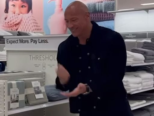 Young Fan Takes on Dwayne Johnson in Rock, Paper, Scissors at Target: See the Cute Video!