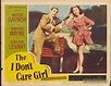 The I Don't Care Girl - Lobby card