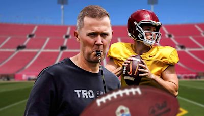 USC football coach Lincoln Riley noncommittal on Miller Moss's QB1 status