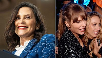 Michigan Governor Gretchen Whitmer Says 'We Shouldn't Give a D---' If Taylor Swift and Brittany Mahomes Are Friends Amid Tension...