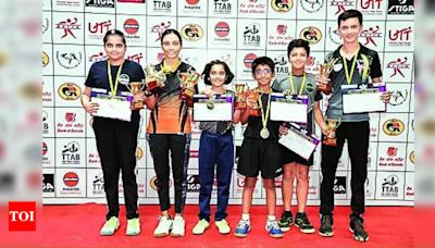 City girl Mouboni bags 3 titles in Gujarat State Table Tennis Tournament | Ahmedabad News - Times of India