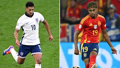 Spain and England go head to head in Euro 2024 final