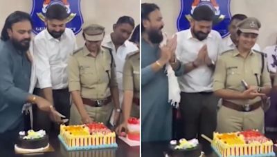 Gujarat Viral Video: Local BJP Leader Celebrates Birthday In Ahmedabad Police Station; Congress Slams Govt