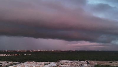 Cómo se llama la nube con forma de nave espacial vista en Yucatán dos días antes del huracán Beryl