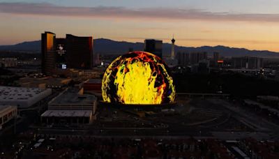 Watch: The Sphere Marks Earth Day with Mickey Hart Exosphere Art Display