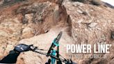 Rider Takes On Precipitously Exposed 'Power Line' Trail In Utah