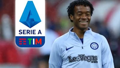 Juan Guillermo Cuadrado superó a leyenda colombiana con el título de Inter en la Serie A, apesar de no jugar