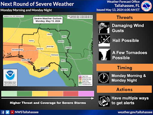 Tallahassee tornado aftermath updates: A new severe weather threat could derail recovery