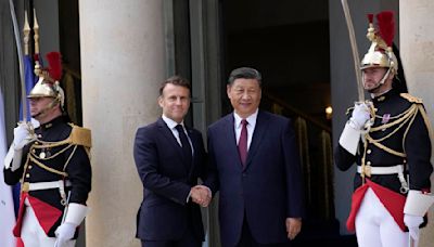 Macron puts trade and Ukraine as top priorities as China's Xi opens European visit in France