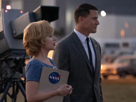 Fly Me to the Moon Poster Previews Scarlett Johansson & Channing Tatum Movie