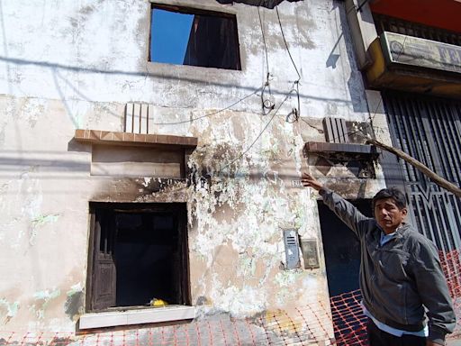 Tres familias pierden todo tras voraz incendio en Lambayeque: hidrante en exterior del inmueble no funcionaba