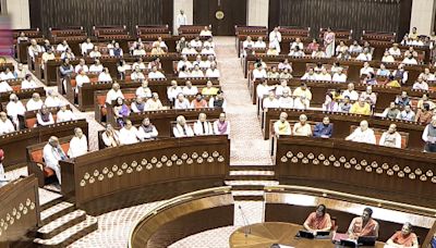 Arrest of Delhi CM Arvind Kejriwal: Aam Aadmi Party MPs hold protest on Parliament premises