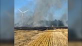 25 acres of land scorched in weekend field fire