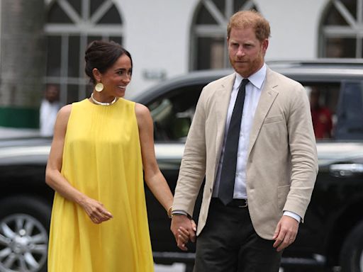 Meghan Markle Wows in Same Yellow Dress She Wore for Archie's First Birthday at Reception in Nigeria