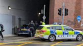 Car TRAPPED after driving into Metrolink tunnel at Manchester Piccadilly with trams suspended