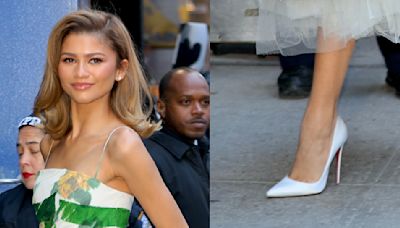 Zendaya Wearing Christian Louboutin So Kate Heels, Photos