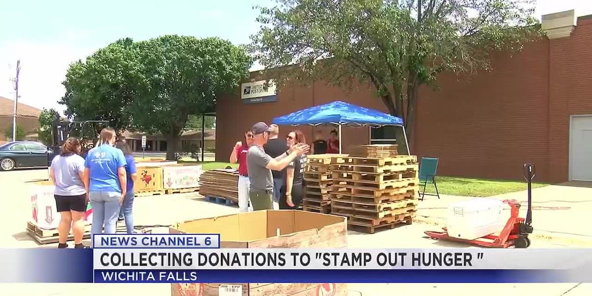 Postal workers continue helping through 32nd year of “Stamp out Hunger”