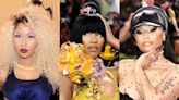 Nicki Minaj wore a gold minidress with hand-painted 3D flowers to her 7th Met Gala. Here are all of her gala ensembles.