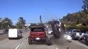 Watch a 40-Inch Jeep Tire Launch a Nissan Murano Fleeing Cops