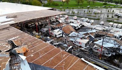 Destructive tornadoes and storms pummel Michigan Tuesday, and millions more face a severe weather threat Wednesday