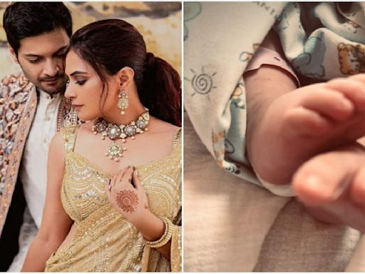 New parents Ali Fazal and Richa Chadha share glimpse of their baby girl; call daughter 'biggest collab of our lives'