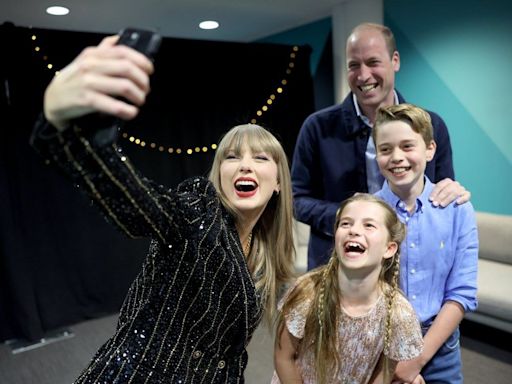 Prince William takes children to Taylor Swift's concert